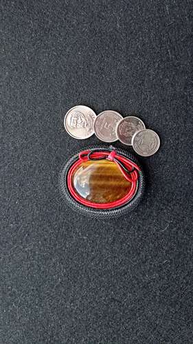 Brooch with a tiger's eye.An original gift for a woman.