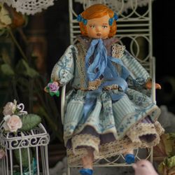 Christmas gift Handmade textile doll Interior dolls Gift dolls Exclusive dolls Rag dolls Textile dolls christmas gift