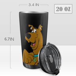 Scooby Doo Tumbler 20 oz with Lid
