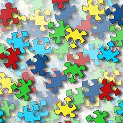 autism puzzle 33 seamless tileable repeating pattern
