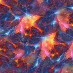 neurons firing 23 seamless tileable repeating pattern