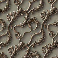 scrollwork 60 seamless tileable repeating pattern