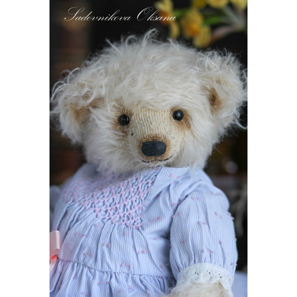 9 Handmade Artist-Collectible Teddy Bear-OOAK-Vintage-Victorian Style-Stuffed-Antique-bears animal-toys bear-plushinnes toy-decor baby-shower toys.jpg