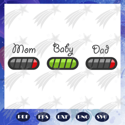 mom baby dad svg, mothers day svg, mom svg, nana svg, mimi svg, papa svg, daddy svg, fathers day svg, father svg, father