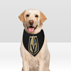 Vegas Golden Knights Pet Dog Bandana Large Size