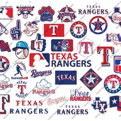 37 files texas rangers svg, baseball clipart, cricut texas svg, rangers svg, cutting files, mlb svg, instant download