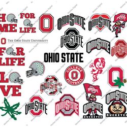 23 files ohio state buckeyes, ohio state buckeyes svg, ohio state buckeyes clipart, ohio state buckeyes cricut, football