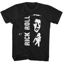 astley-inspired apparel rock the look shirt, rick astley shirt, rick astley t shirt, rick roll, iconic singer, meme