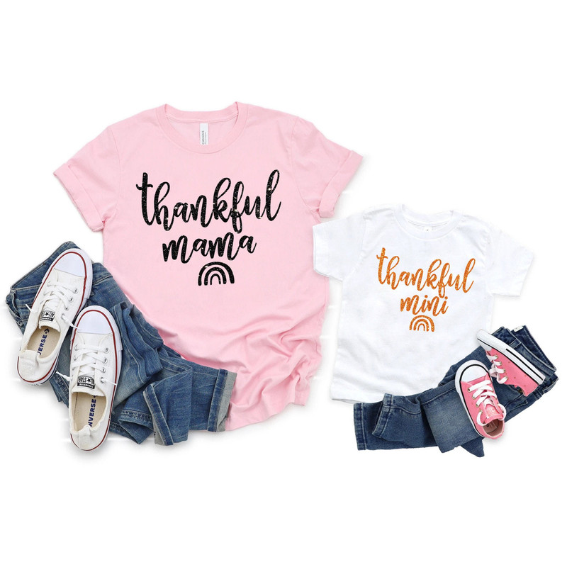 Blessed , Blessing, Blessed Mama, Blessing Mini, Thankful For My Mini, Thankful For My Mama, Mama And Mini Shirt, Mama Mini Matching Shirt - 1.jpg