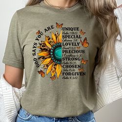 church shirt, god says shirt, bible verse shir