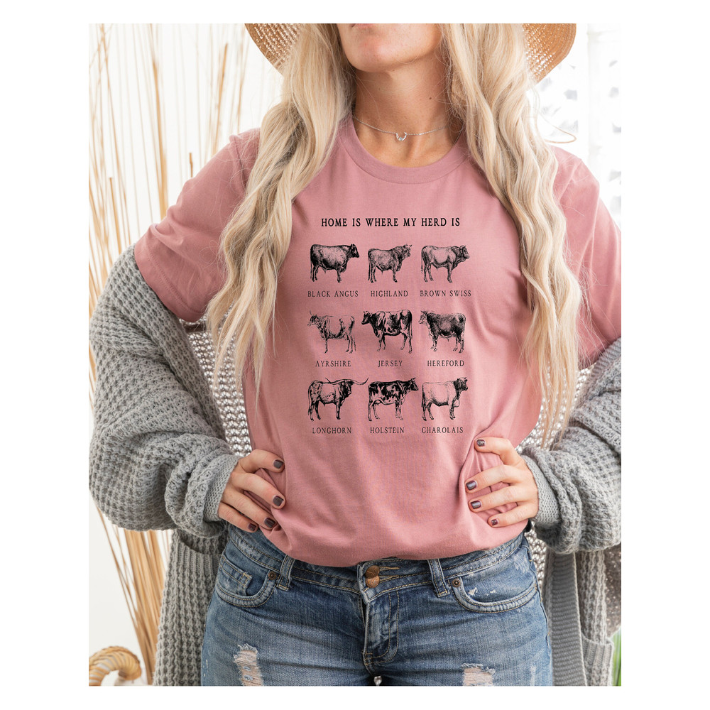 Cow shirts, Farm Animal Shirt,Farm T-shirt, Highland Cow Shirt,western farm t shirts, Cute Cow Shirt, cottagecore shirt, farm life tshirts - 5.jpg