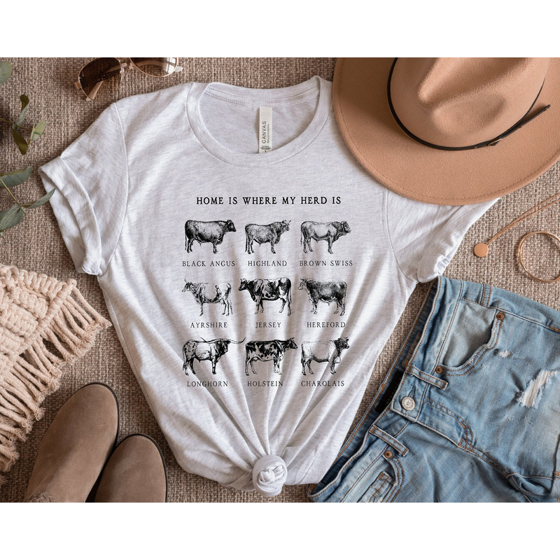 Cow shirts, Farm Animal Shirt,Farm T-shirt, Highland Cow Shirt,western farm t shirts, Cute Cow Shirt, cottagecore shirt, farm life tshirts - 7.jpg