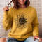 Sunflower Sweatshirts, Floral Long Sleeve Sunflower SweatShirt, Flower SweatShirt, Womens Sweatshirts, Trendy Sunflower fleece top for Women - 1.jpg