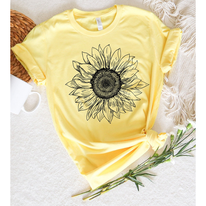 Sunflower t shirt bella canvas - 2.jpg