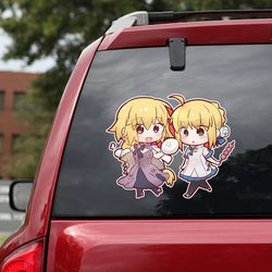 game decal, fate grand order sticker, fate grand order decal, anime car decal, anime decal, game sticker for car