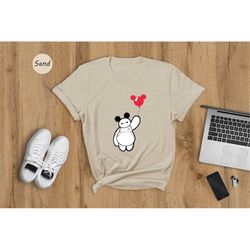 baymax baloon t-shirt, cute baymax gift, disney family tee, big hero six gift, chubby baymax tee, adorable baymax shirt