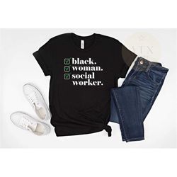 Black Woman Social Shirt
