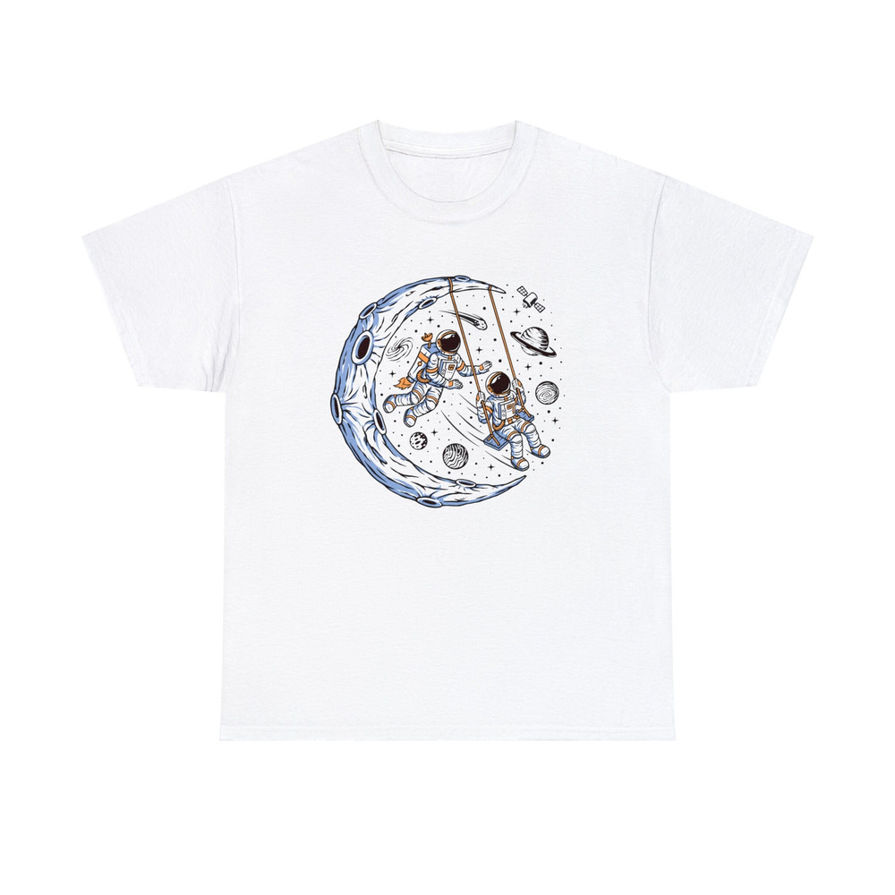 Astronauts Playing Swing On the Moon Shirt -funny shirt,funny tshirt,graphic sweatshirt,graphic tees,astronaut shirt,astronaut crewneck - 4.jpg