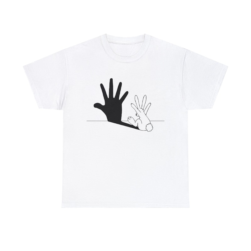 Rabbit Hand Shadow Shirt -graphic tees,graphic sweatshirts,funny shirt,funny gifts,rabbit sweater,rabbit shirt,rabbit hoodie,rabbit tshirt - 3.jpg