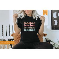 leopard teacher shirt colorful cool teacher shirt teacher appreciation best teacher ever motivational shirt gift for tea