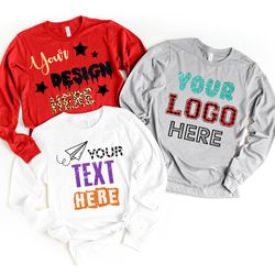 custom long sleeve shirt, unisex long sleeve, customized long sleeve, personalize shirt, for men, women custom, gift ide