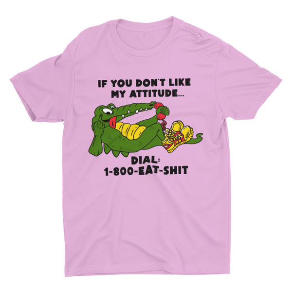 1-800-EAT-SHIT, Funny Shirt, Vintage Design, Offensive Shirt, Flip Off, Meme Shirt, Retro Alligator Shirt, 80's Novelty Shirt, Funny Animal - 7.jpg