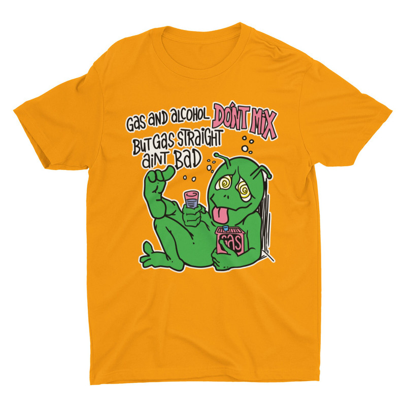 Gas and Alcohol Don't Mix, Funny Shirt, Vintage Shirt, Meme Shirt, Gen Z Shirt, Sarcastic Shirt, Ironic Tee, Alien Shirt, Drinking Shirt - 4.jpg