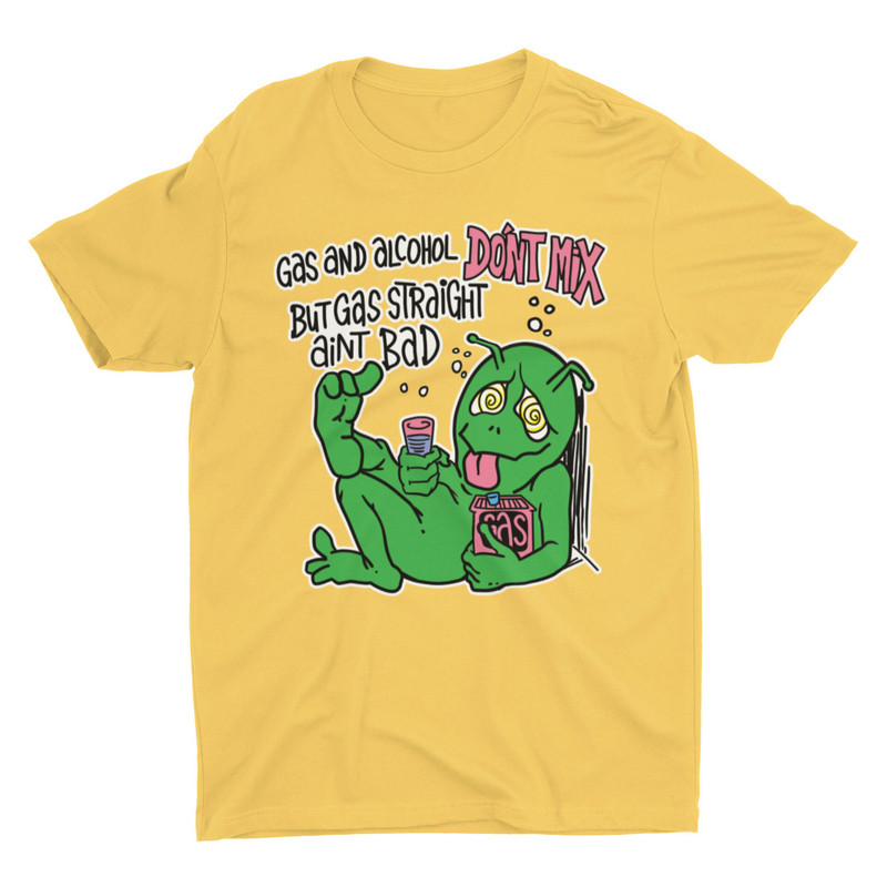 Gas and Alcohol Don't Mix, Funny Shirt, Vintage Shirt, Meme Shirt, Gen Z Shirt, Sarcastic Shirt, Ironic Tee, Alien Shirt, Drinking Shirt - 5.jpg