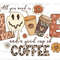 All You Need Is Love And A Good Cup Of Coffee PNG Coffee Design Coffee png Coffee Sublimation Design Digital Download Coffee Lover - 1.jpg
