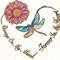 Always On My Mind Forever In My Heart PNG Memorial png Dragonfly Png Sublimation Design Digital Design Download In Memory png - 1.jpg