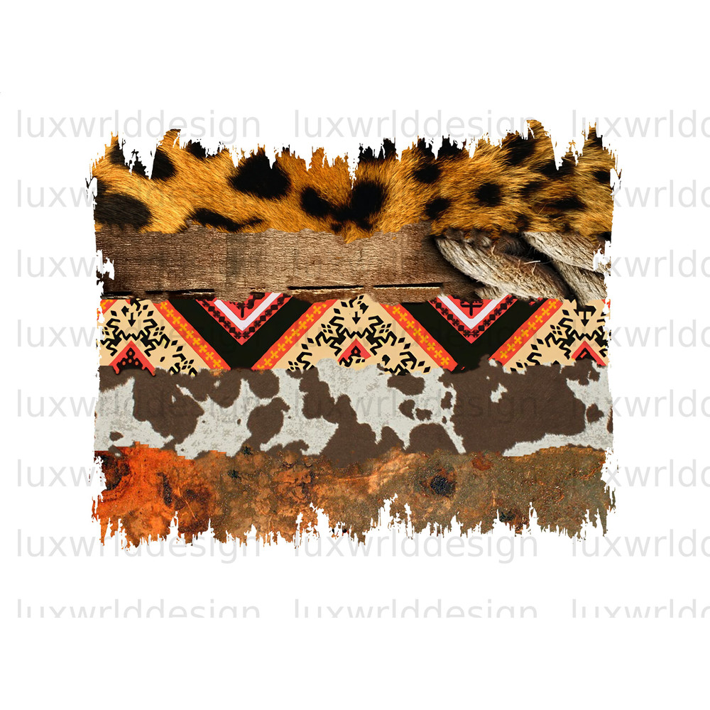 Aztec Leopard Cowhide Wood Background PNG  Western Background png  Sublimation Design  Digital Design Download  Western png - 1.jpg