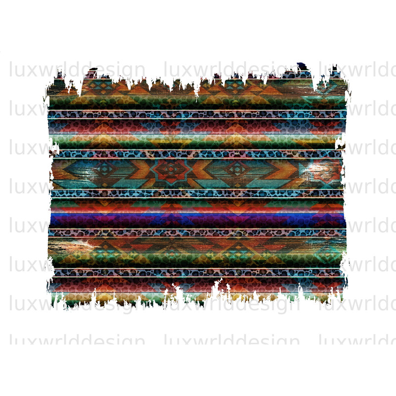 Aztec Multicolor Cowhide Background PNG  Western Background png  Sublimation Design  Digital Design Download  Western png - 1.jpg