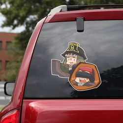 fire force sticker, fire force decal, manga decal, anime car decal, anime decal, anime sticker for car