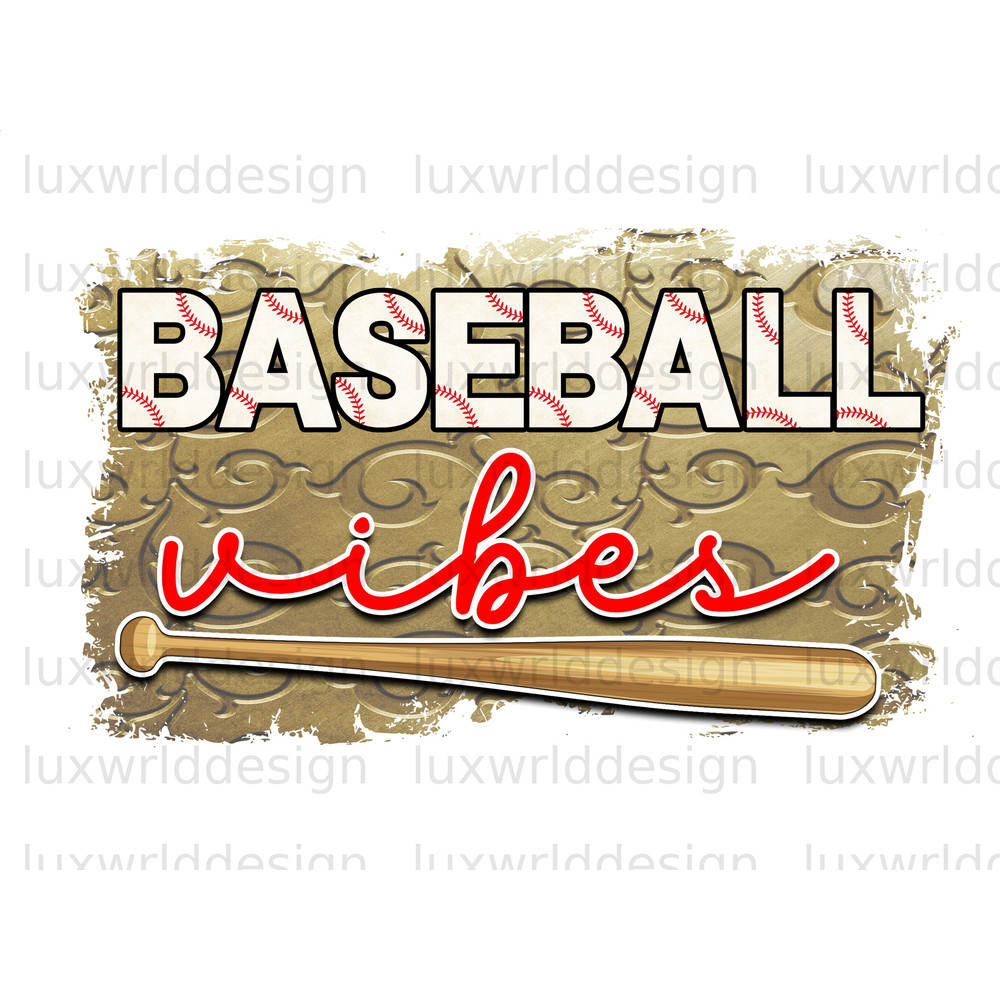 Baseball Vibes PNG Baseball Clipart Baseball Mom png Sublimation Design Digital Design Baseball Shirt Design Sublimate Designs - 1.jpg