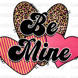 be mine western heart leopard png  valentines day