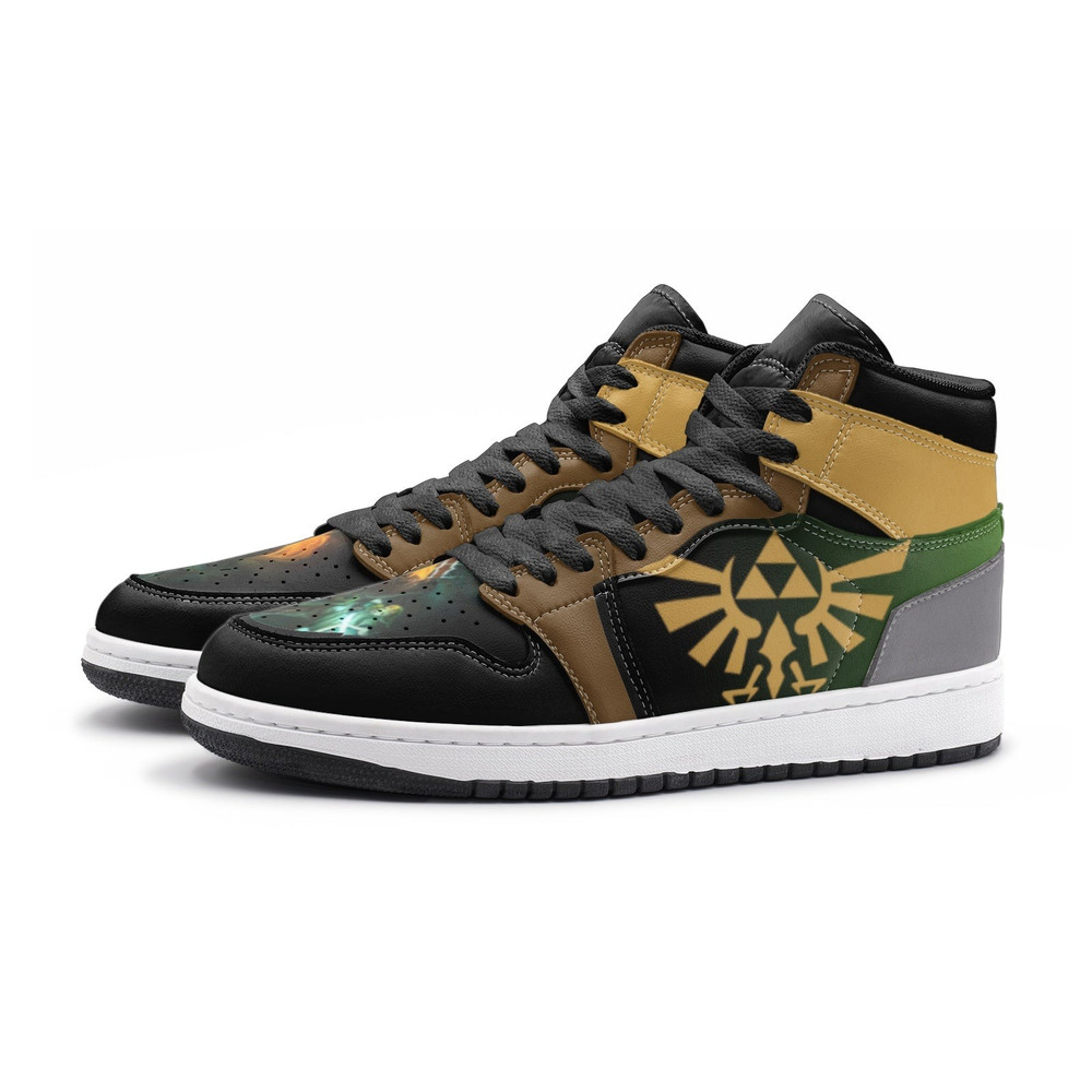 Showdown Battle Zelda JD1 Shoes, Showdown Battle Zelda Jordan 1 Shoes, Showdown Battle Zelda Jordan 1 Sneakers,