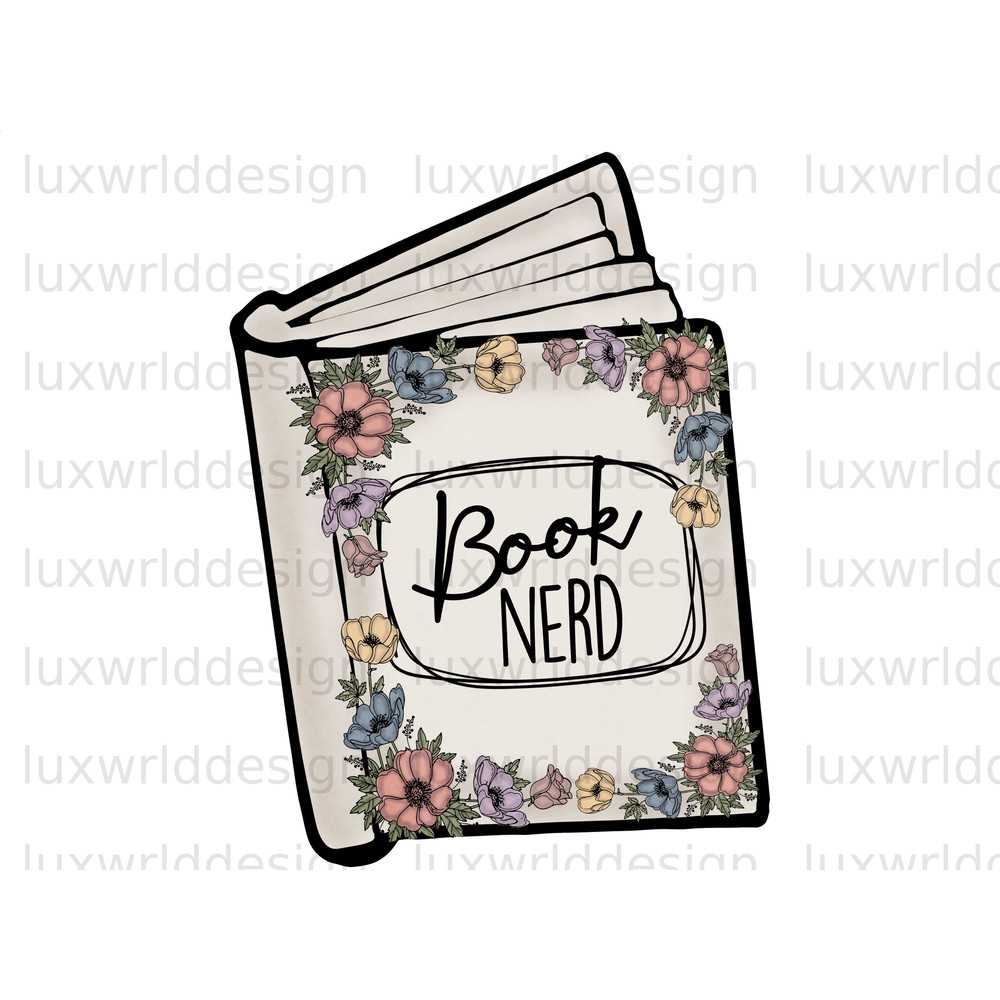 Book Nerd PNG Reading png Book Lover png Sublimation Design Digital Design Download Book png Book Quotes - 1.jpg