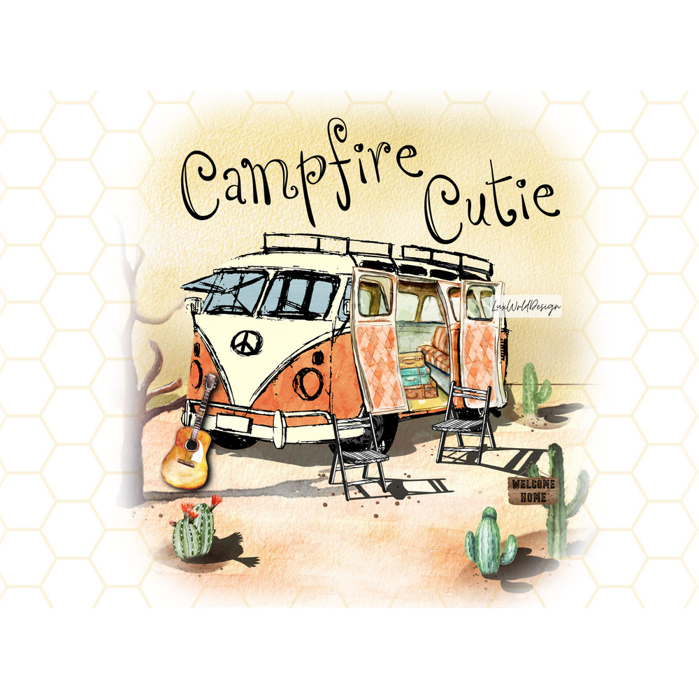 Campfire Cutie PNG Camping png Camp Life Sublimation Design Digital Design Download Camping Shirt png Camp png Campfire png - 1.jpg