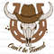 Can't Be Tamed Bull Skull PNG Western png Western Design Sublimation Design Digital Design Download Western Shirt png Bull Skull - 1.jpg