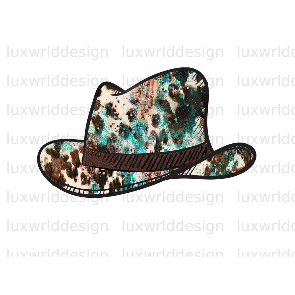 Cowboy Hat Western PNG Western png Western Design Sublimation Design Digital Design Download Sublimate Designs Western Shirt png - 1.jpg
