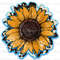 Cowhide Yellow Sunflower PNG Sunflower png Western Sunflower png Sublimation Design Digital Design Download Yellow Sunflower png - 1.jpg