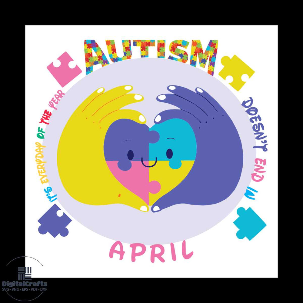 Autism Doesnt In April Awareness Month Svg