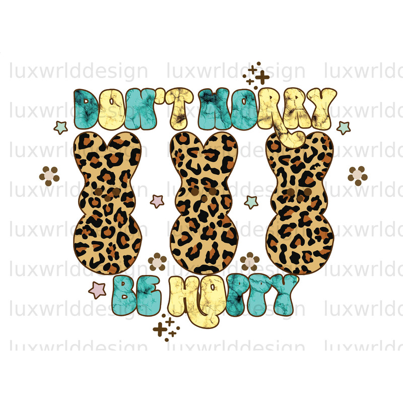 Don't Worry Be Hoppy Easter PNG  Easter png  Happy Easter Day png  Sublimation Design  Digital Design Download  Western Easter png - 1.jpg