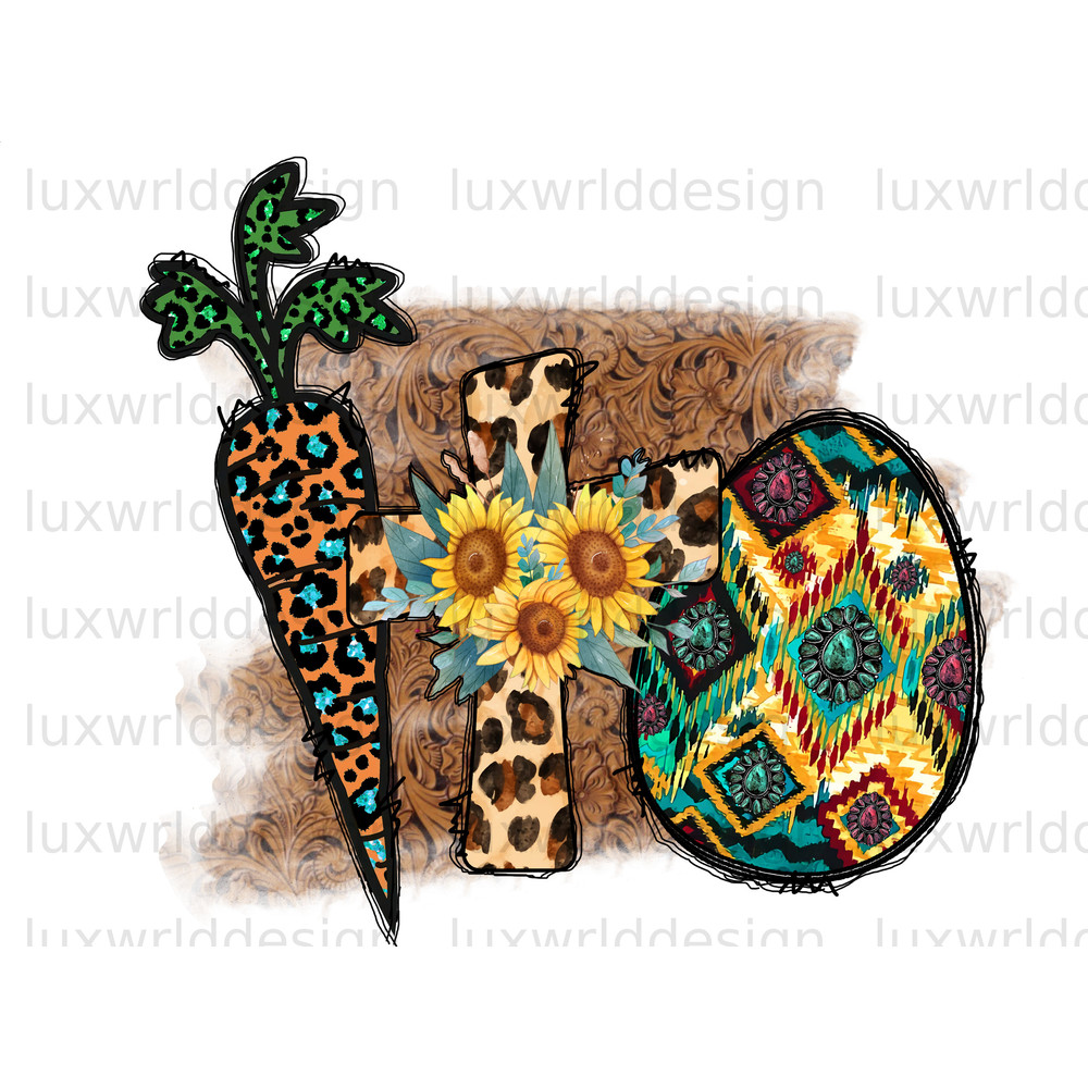 Easter Cross Egg Leopard PNG Easter png Happy Easter Day png Sublimation Design Digital Design Download Western Easter png - 1.jpg
