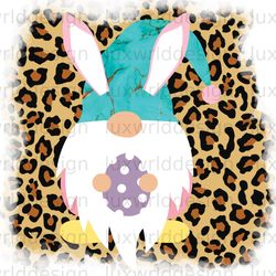 easter gnome leopard png easter png happy easter