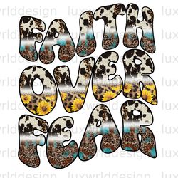 faith over fear leopard png  faith clipart  faith