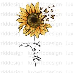 faith sunflower png  faith clipart  faith png  sun
