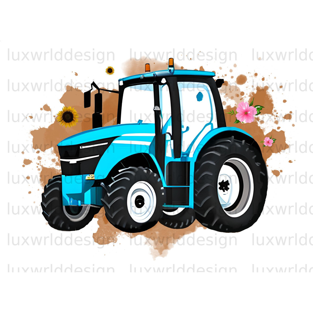 Farm Tractor PNG Farm png Farmer png Farmer Design Farm Animals png Farm Clipart Sublimation Design Digital Design - 1.jpg