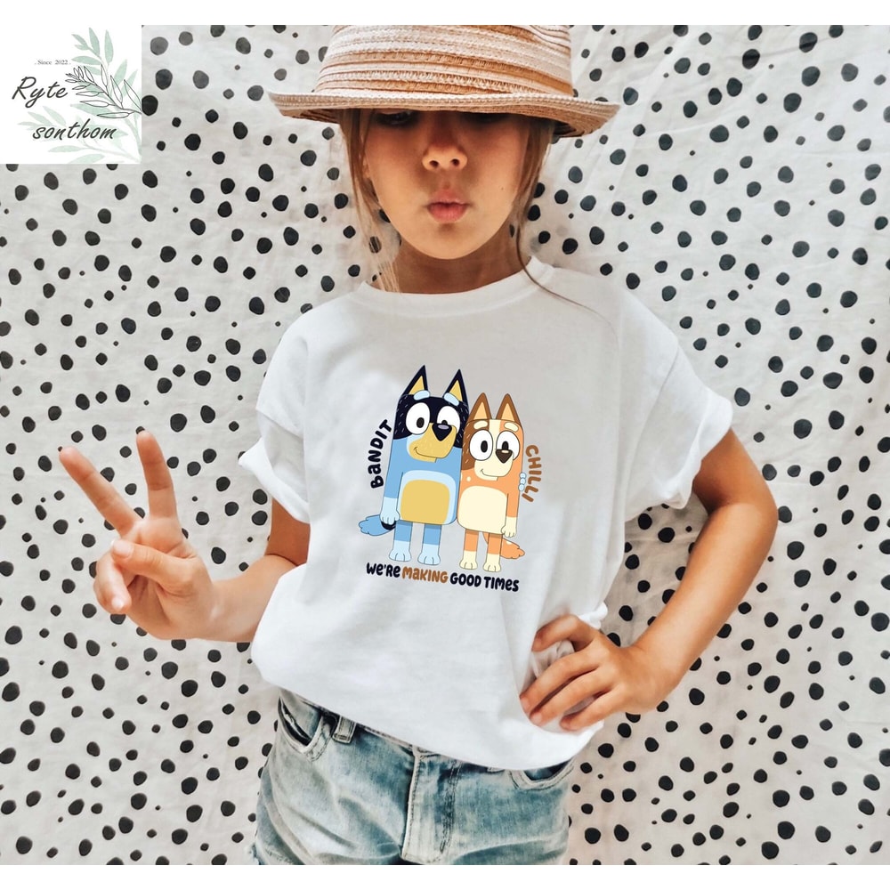 Bandit and Chilli - We're Making Good Times Comfort Colors® Shirt, Bluey Characters Shirt, Bandit and Chilli Couple Shirt - 4.jpg