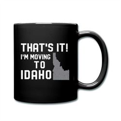 idaho mug, idaho gift, long distance mug, state mug, idaho coffee mug, moving gift, moving away mug, state gift d823